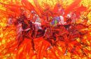"Sans Panache" : Amateur riders steeplechase point to point
28"x18"
giclee with original work D.M.Dent edition 200